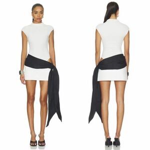 Benni Dakota Mini Dress in White Size Medium $240